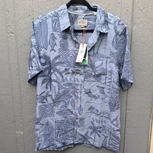 Quicksilver Men’s All Day long Button-Up Shirt Size: M